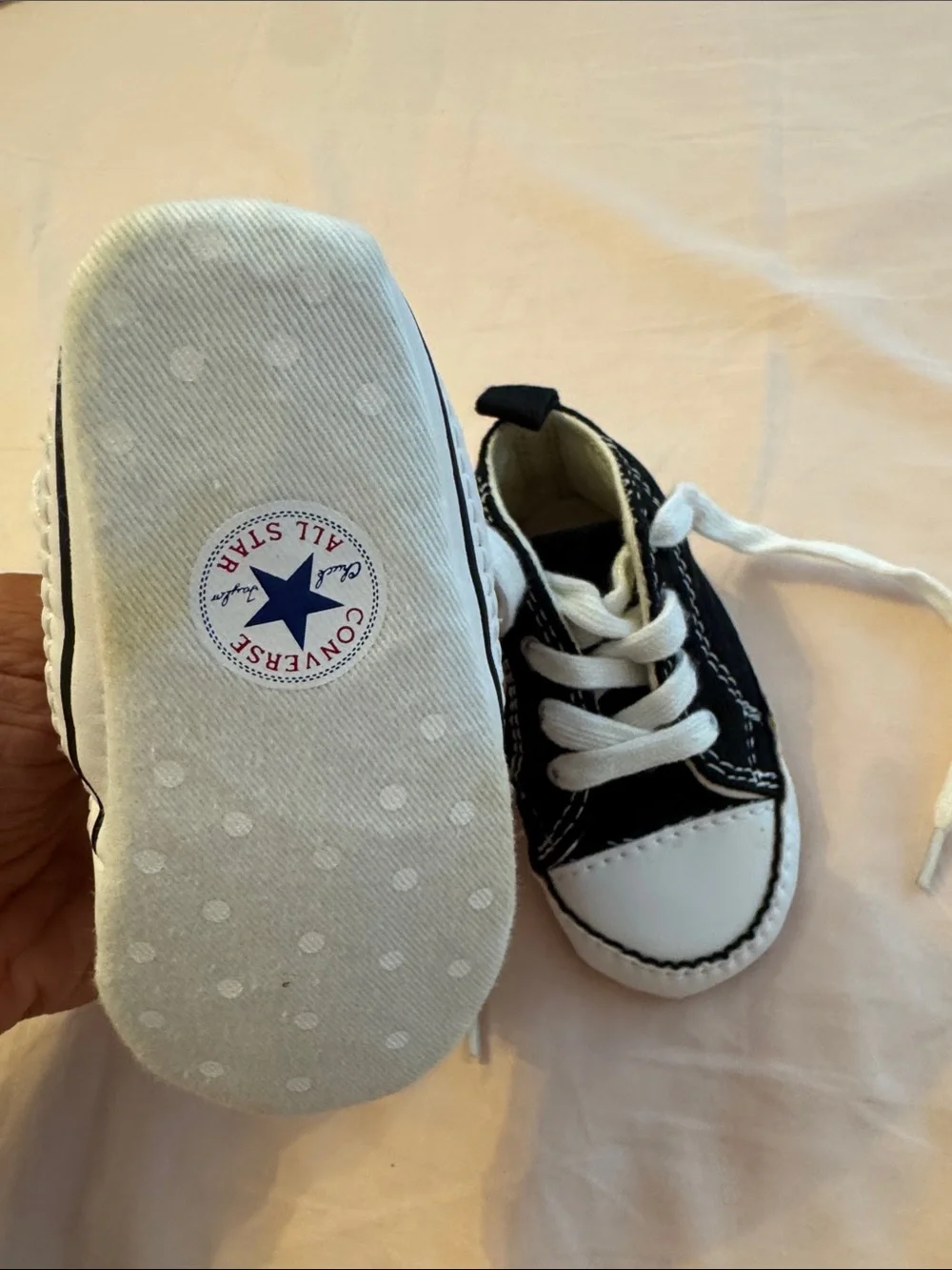 Converse all star sneakers for baby’s size 3 - great condition.
